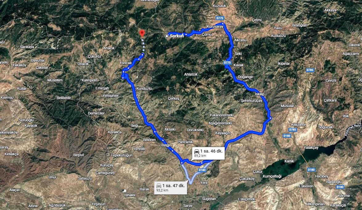 ÇORUM İSKİLP SORKUN'DA 2.726 M² TARLAMIZ SATILIKTIR. - ÇORUM İSKİLİP fotoğraf 3